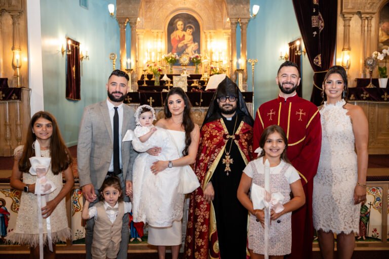 Still from Amalia's christening film