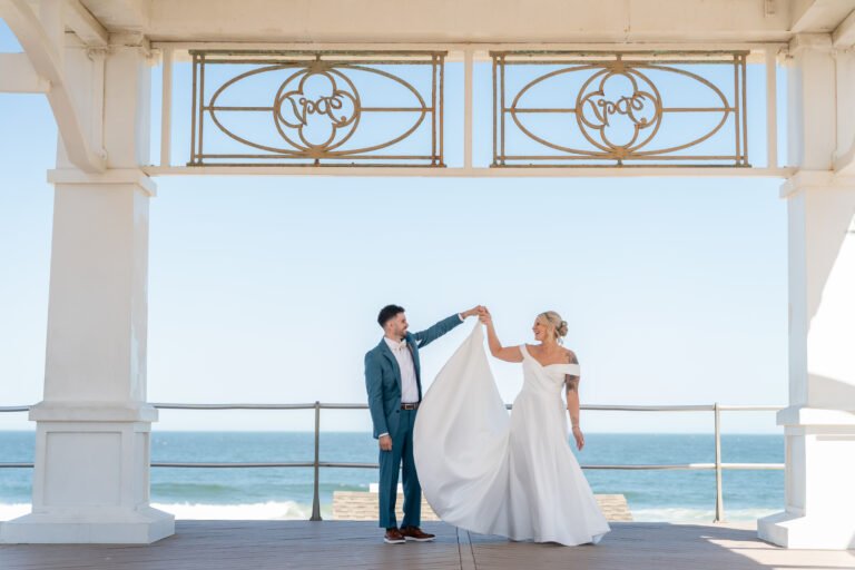 Still from Eric and Lauren's wedding film